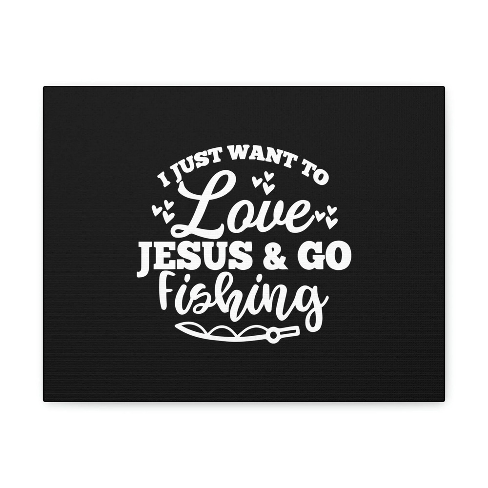 Scripture Walls Love Jesus & Go Fishing Matthew 4:19 Christian Wall Art Bible